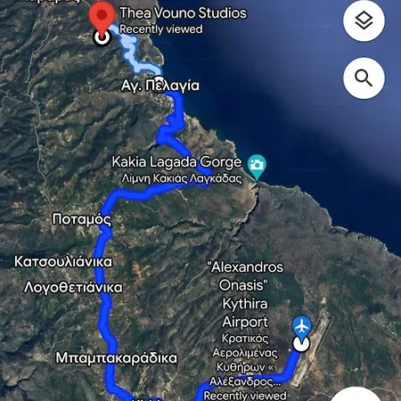 Thea Vouno Studios Agia Pelagia  Exterior photo